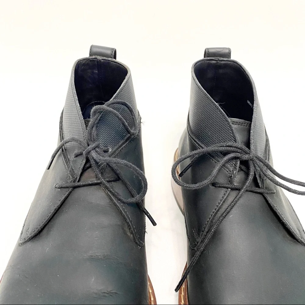 cole haan | colton winter chukka black leather 8.5